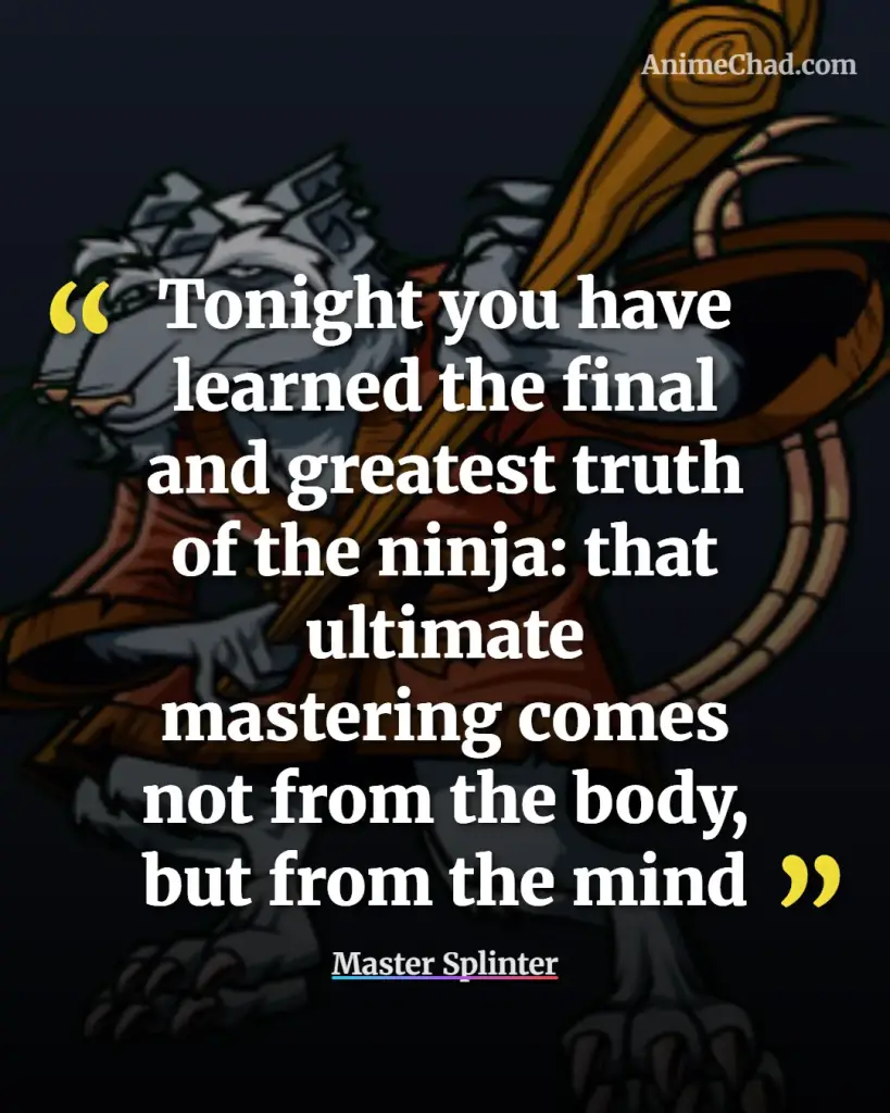 Master Splinter Quotes (15)