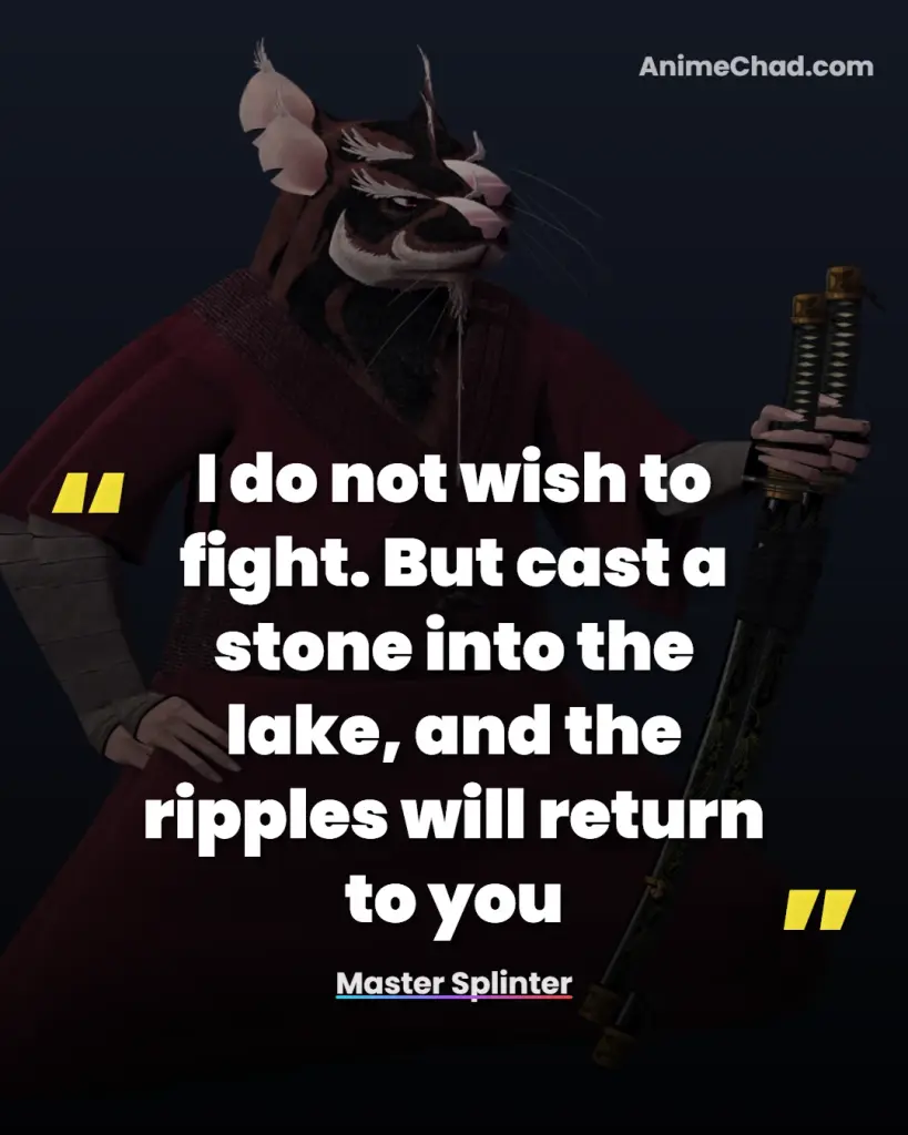 Master Splinter Quotes