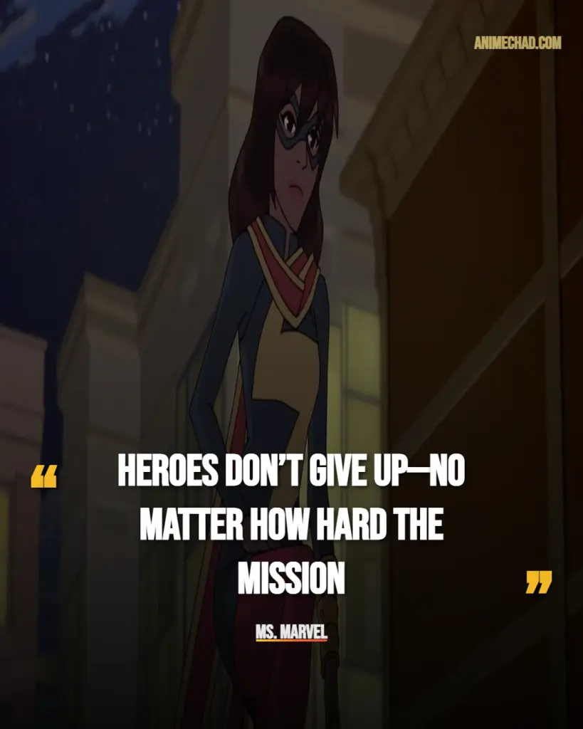 Ms. Marvel Quotes