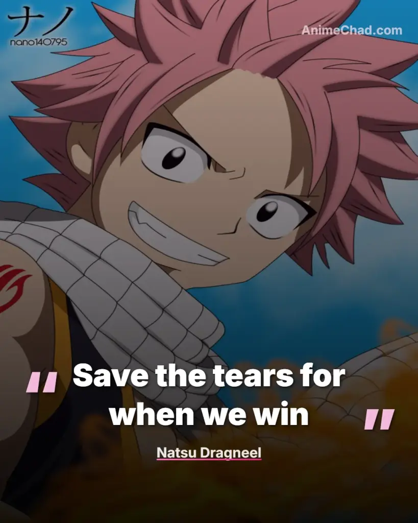 Natsu Dragneel Quotes (1)