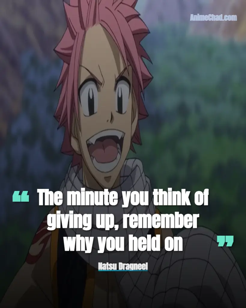 Natsu Dragneel Quotes (2)