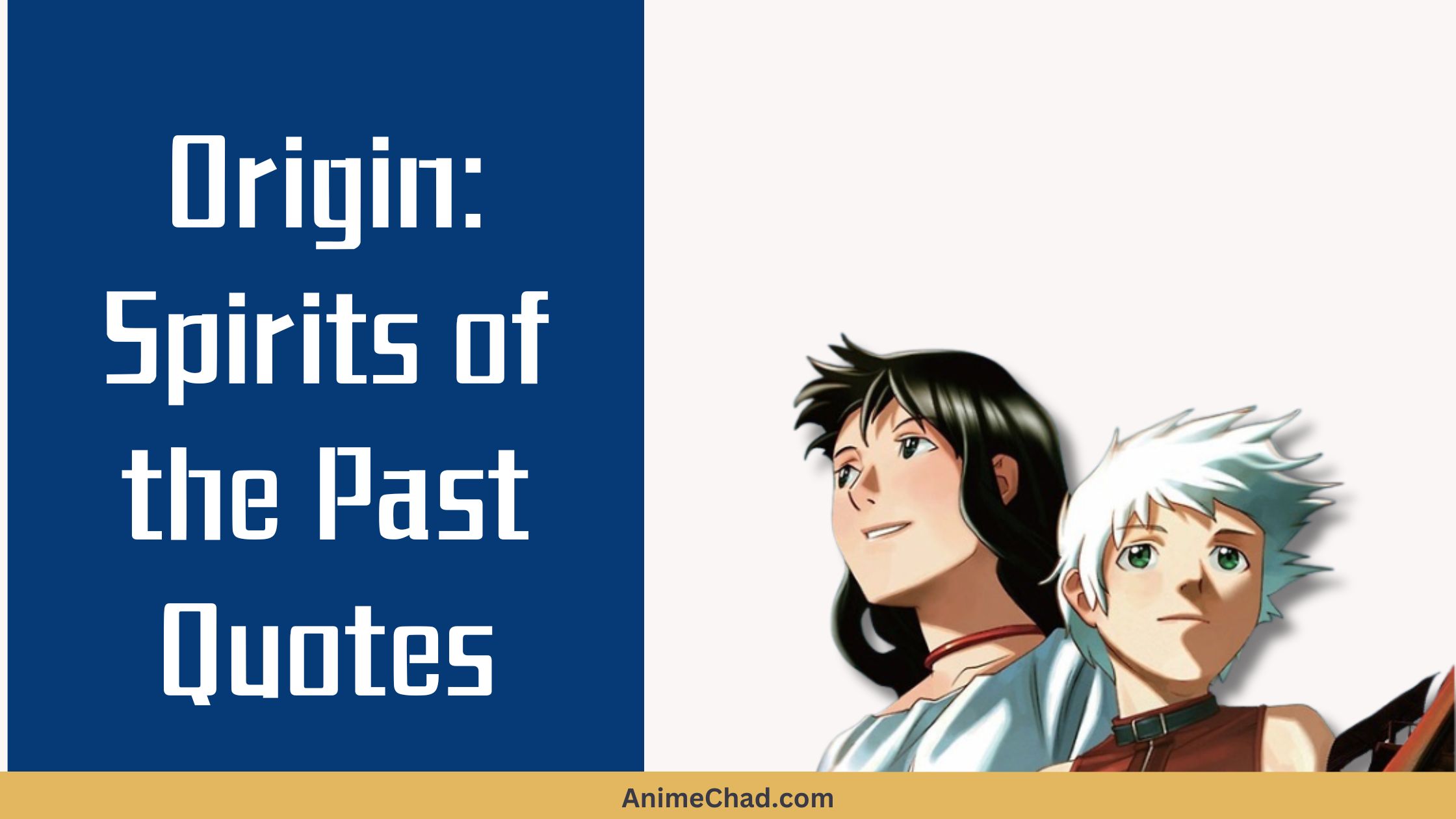 Origin Spirits Of The Past Quotes