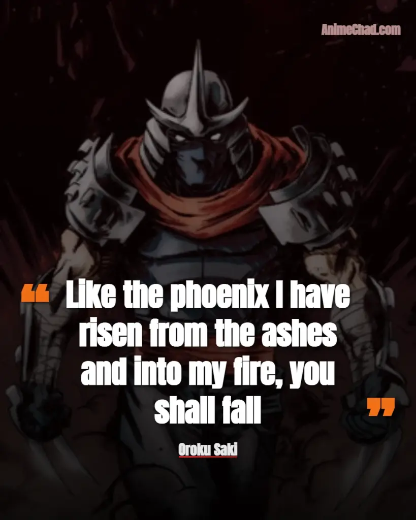 Oroku Saki Quotes (1)