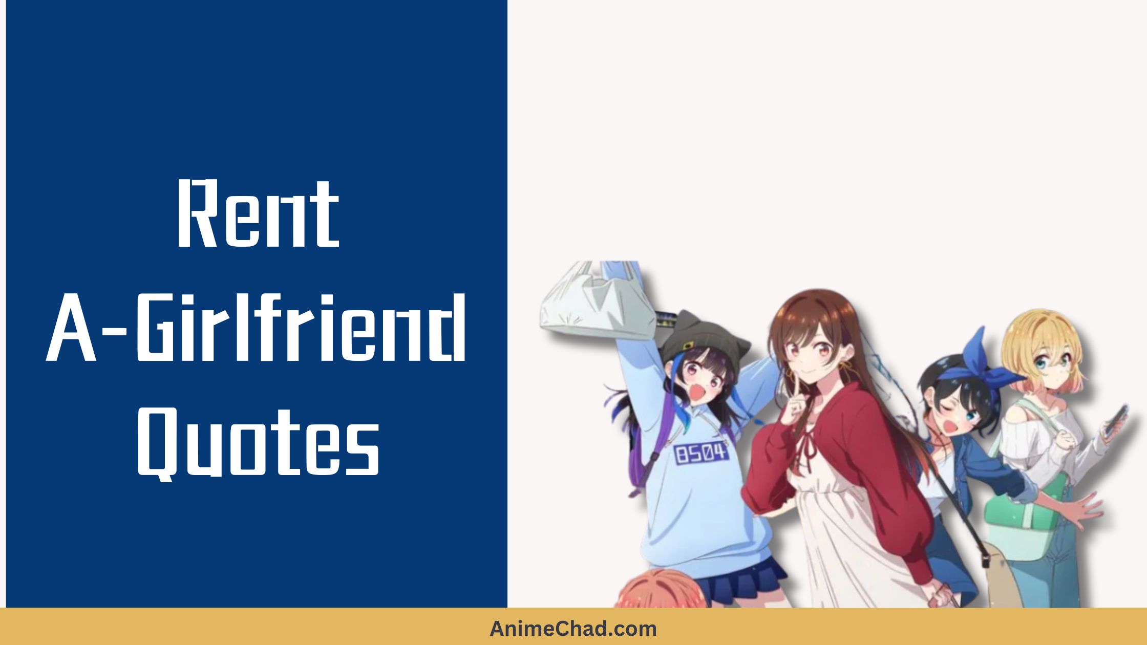 Rent A Girlfriend Quotes