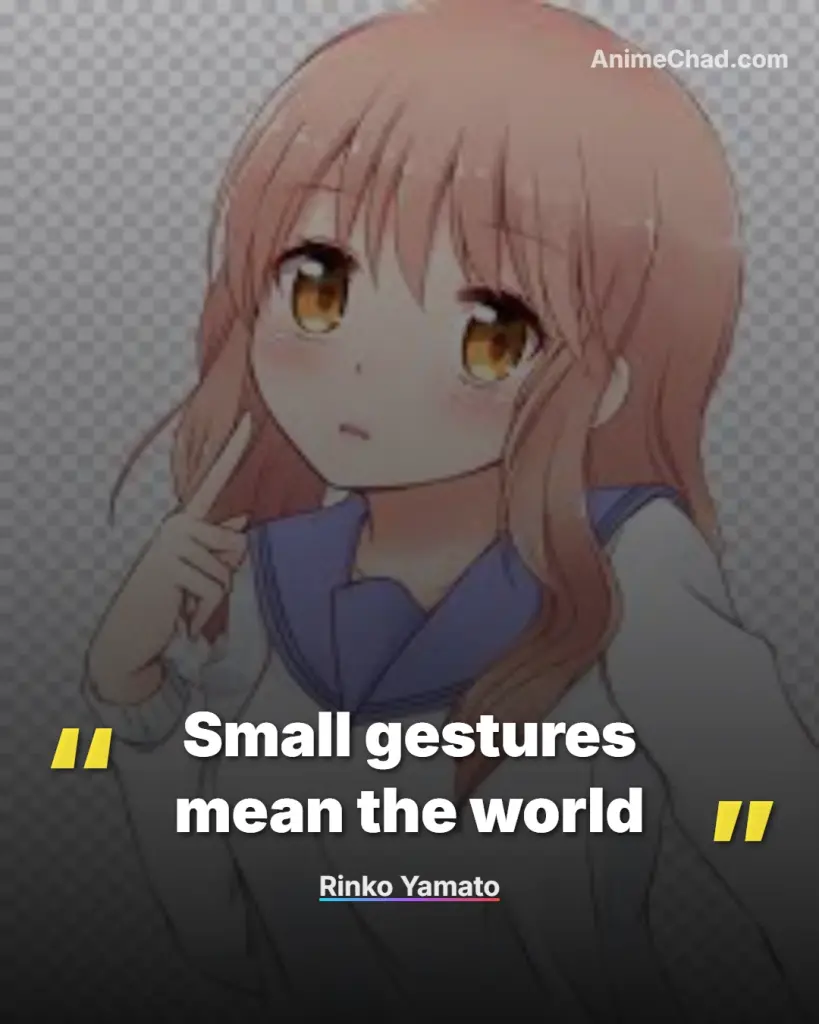 Rinko Yamato Quotes (6)