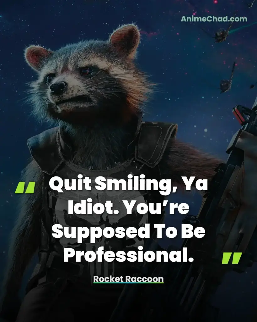 Rocket Raccoon Quotes (2)