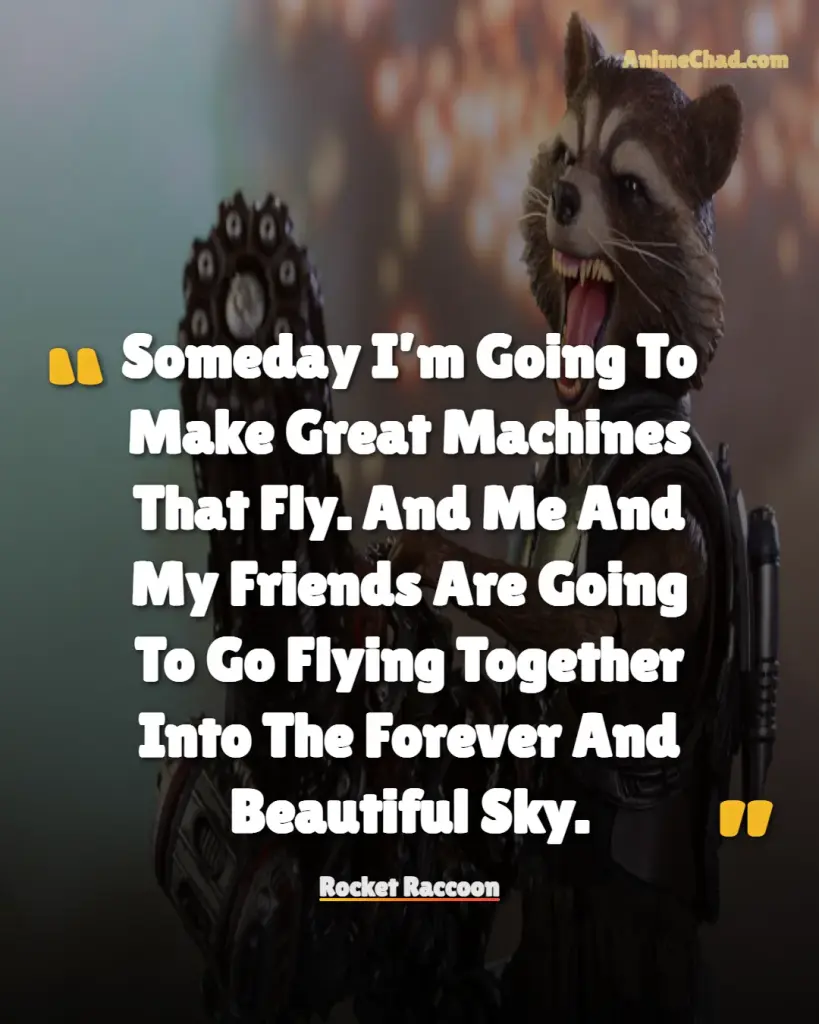 Rocket Raccoon Quotes (4)
