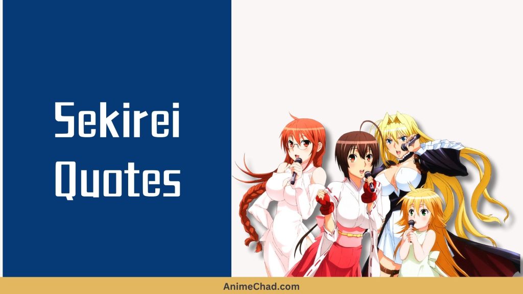 Sekirei Quotes