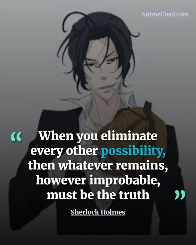 Sherlock Holmes Quotes