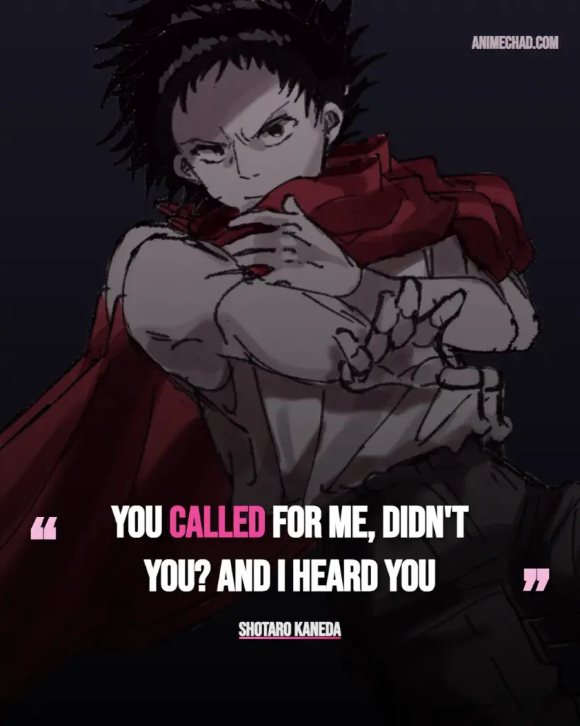 Shotaro Kaneda Quotes (8)