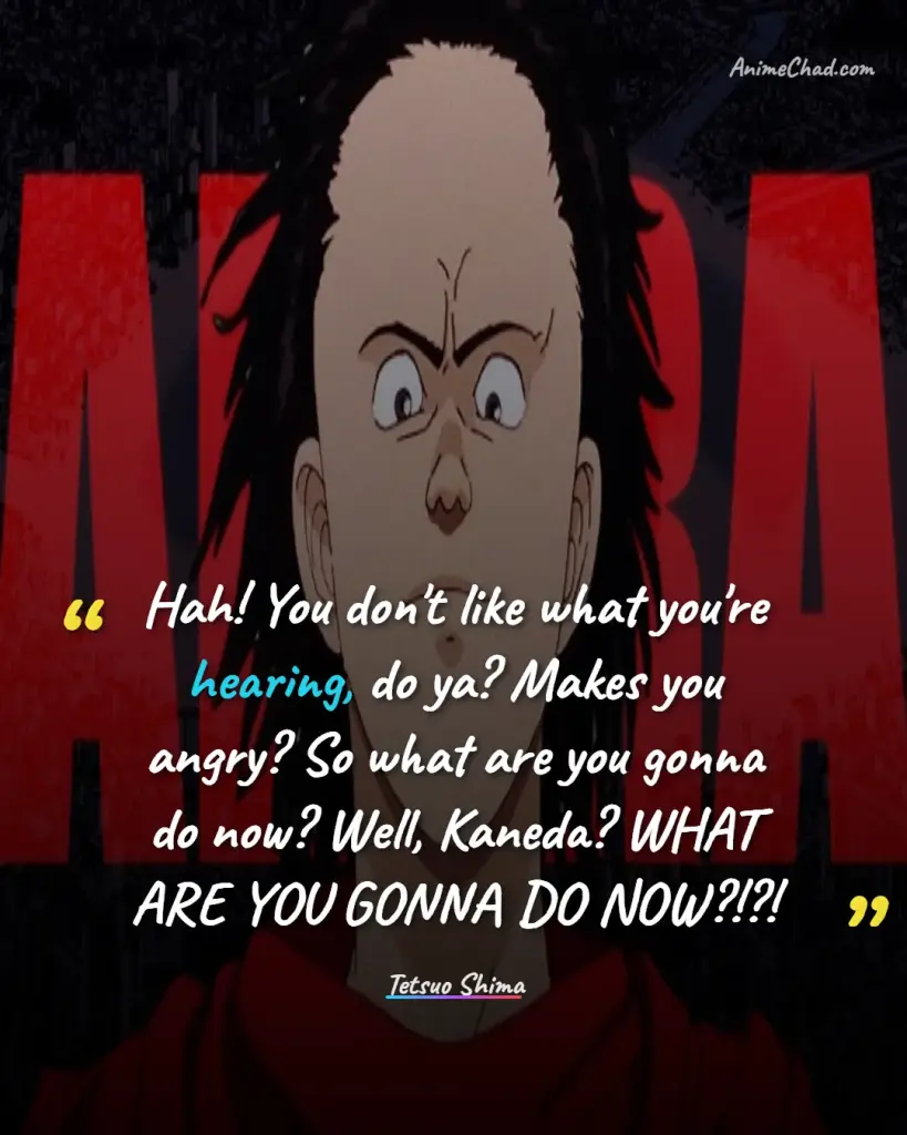 Tetsuo Shima Quotes (3)