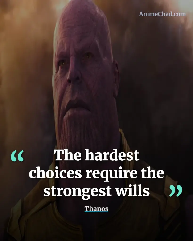 Thanos Quotes