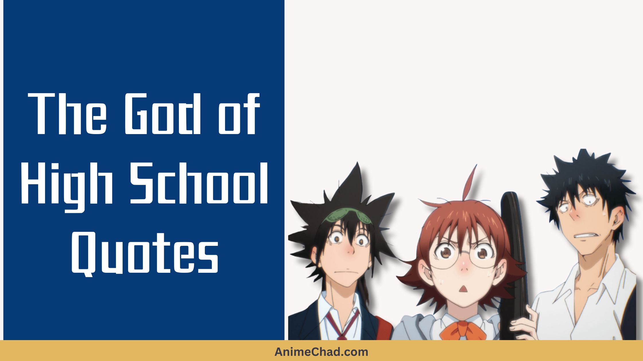 The God Of High School Quotes