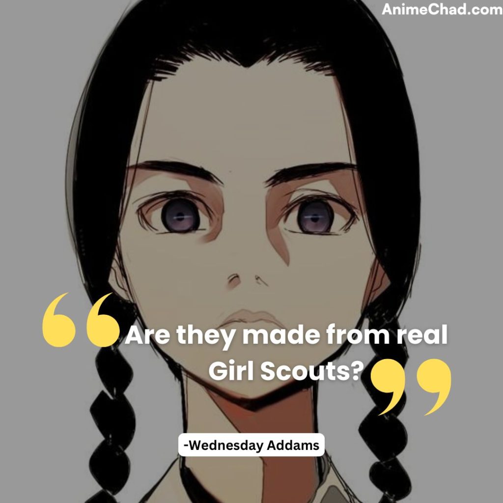 Wednesday Addams Quotes