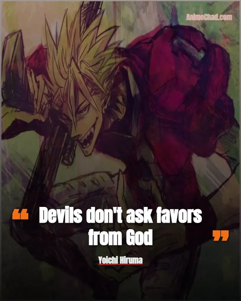 Yoichi Hiruma Quotes (6)