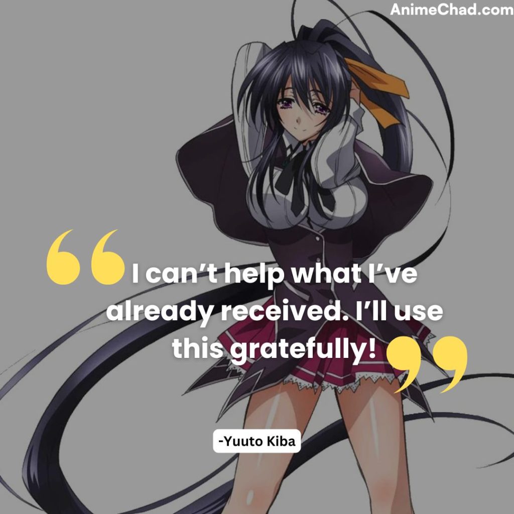 Yuuto Kiba Quotes