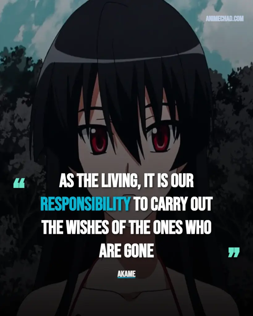 Akame Quotes