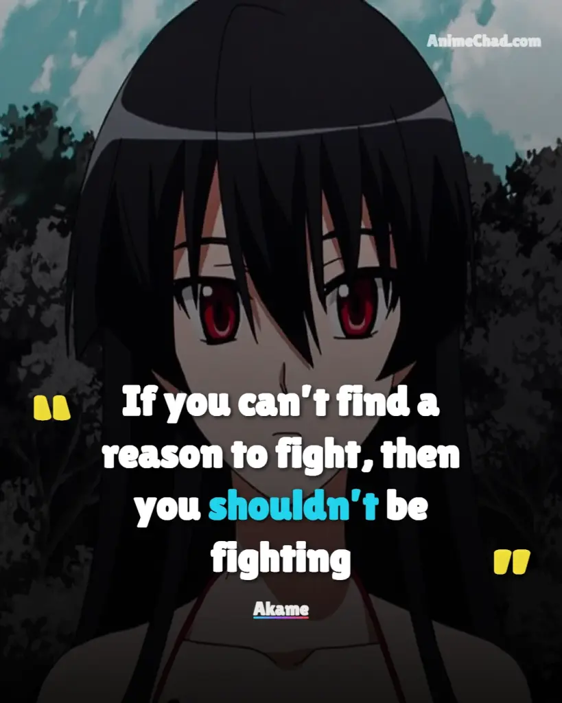Akame Quotes