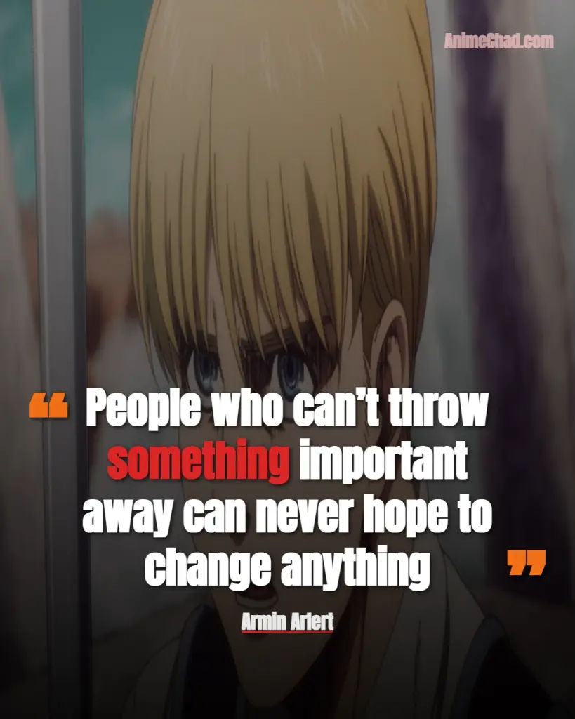 Armin Arlert Quotes