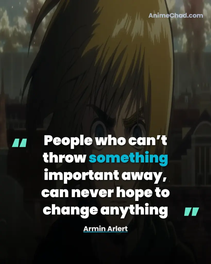 Armin Arlert Quotes