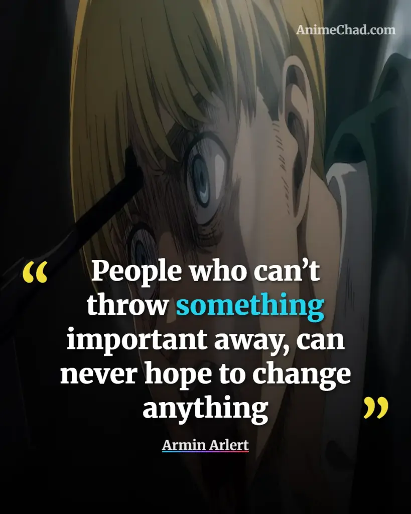 Armin Arlert Quotes