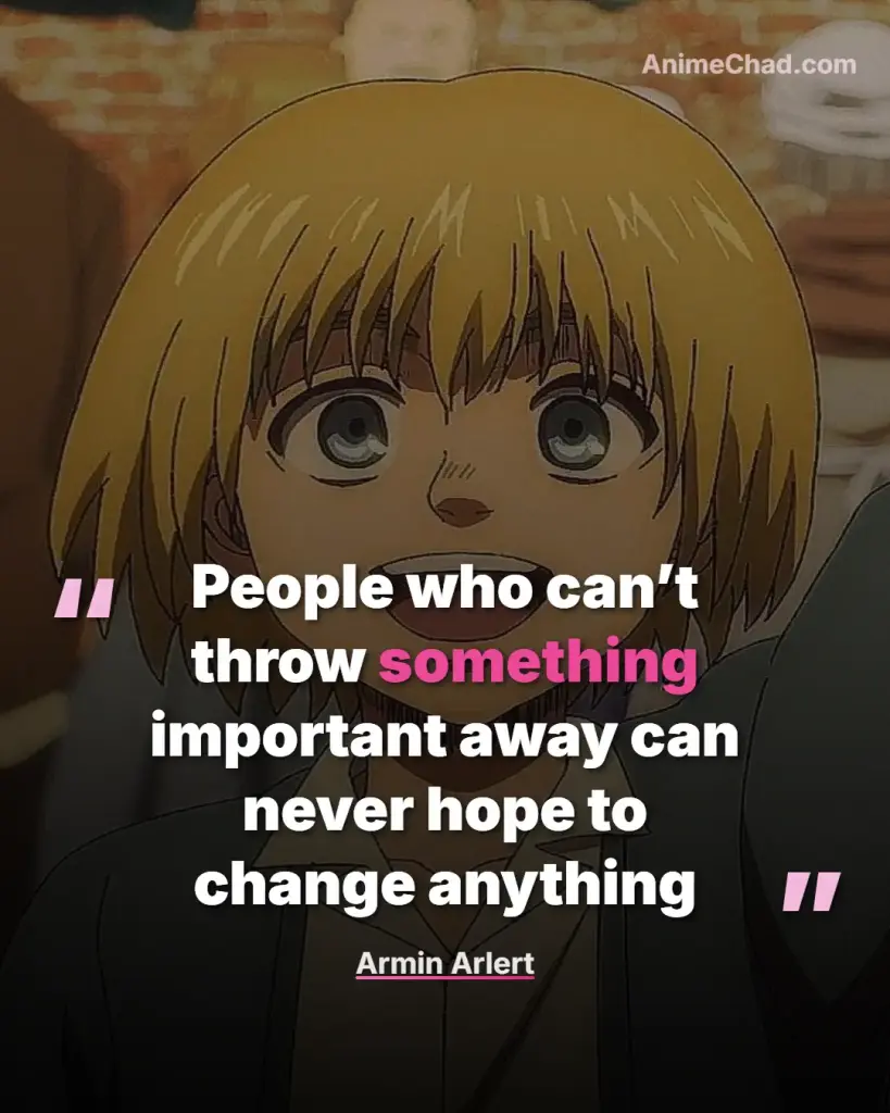 Armin Arlert Quotes