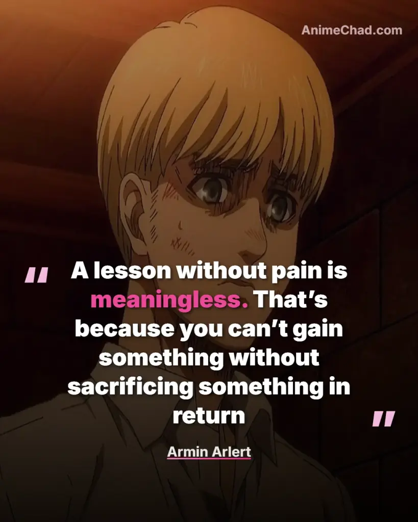 Armin Arlert Quotes