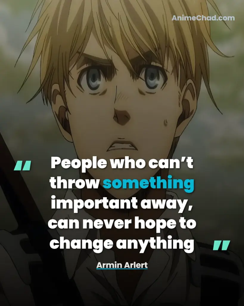 Armin Arlert Quotes
