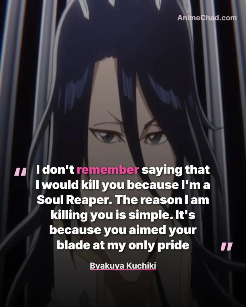 Byakuya Kuchiki Quotes