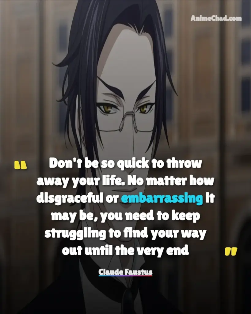 Claude Faustus Quotes