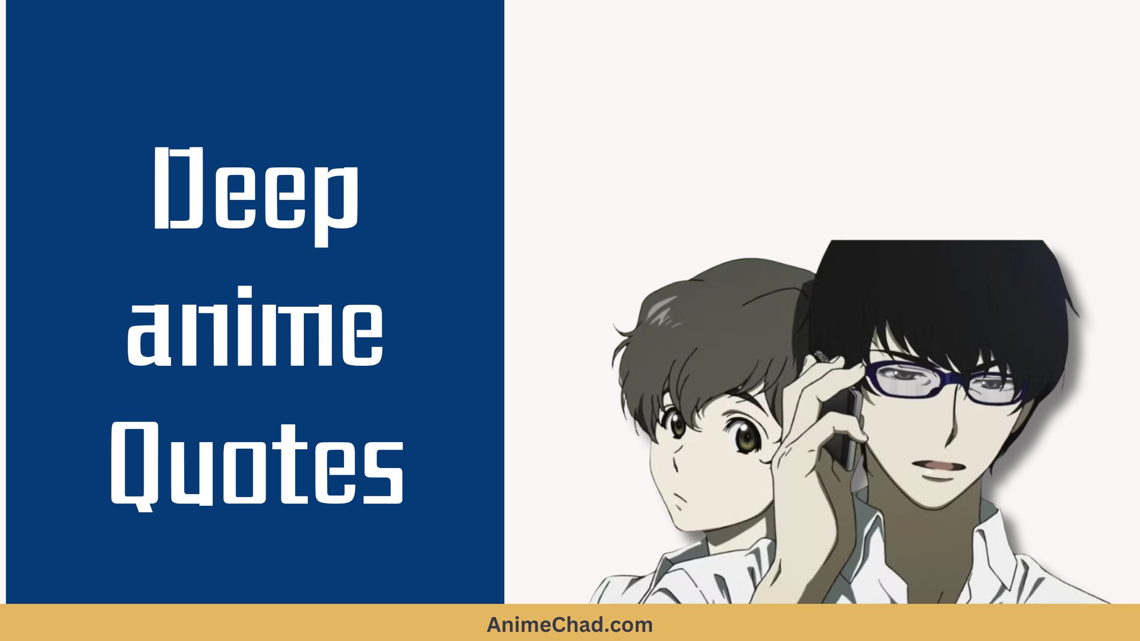 Deep Anime Quotes