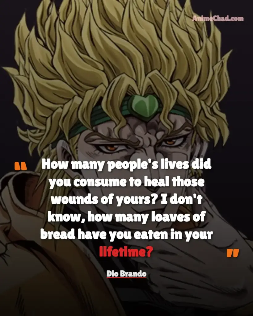 Dio Brando Quotes