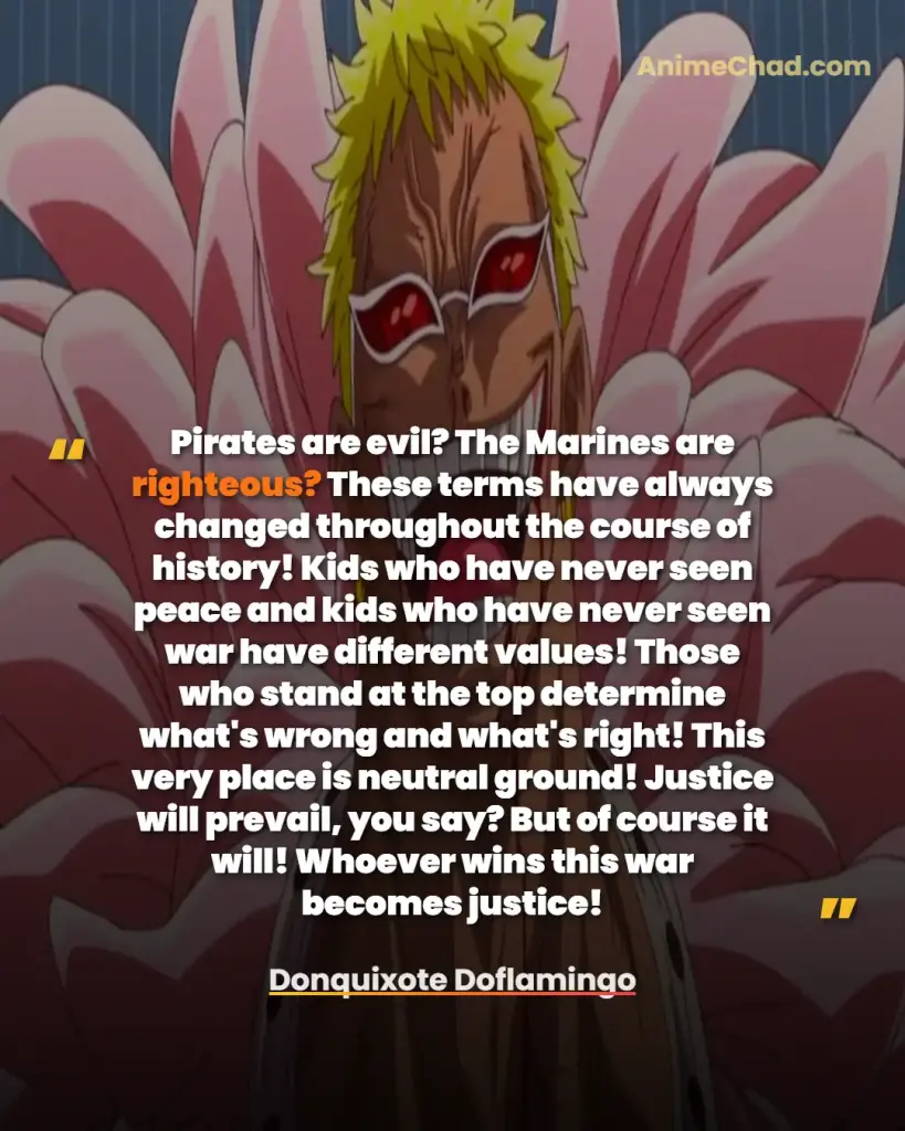 Donquixote Doflamingo Quotes