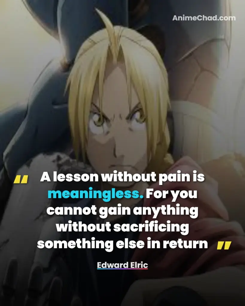 Edward Elric Quotes