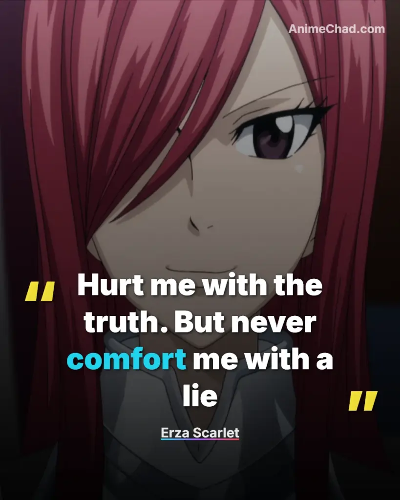 Erza Scarlet Quotes