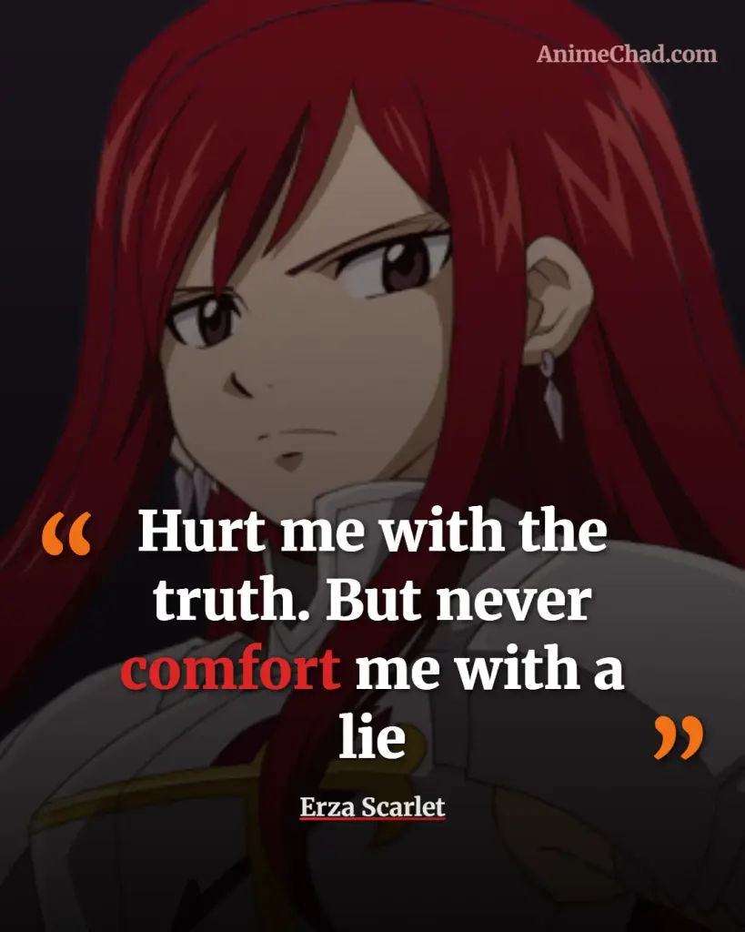 Erza Scarlet Quotes