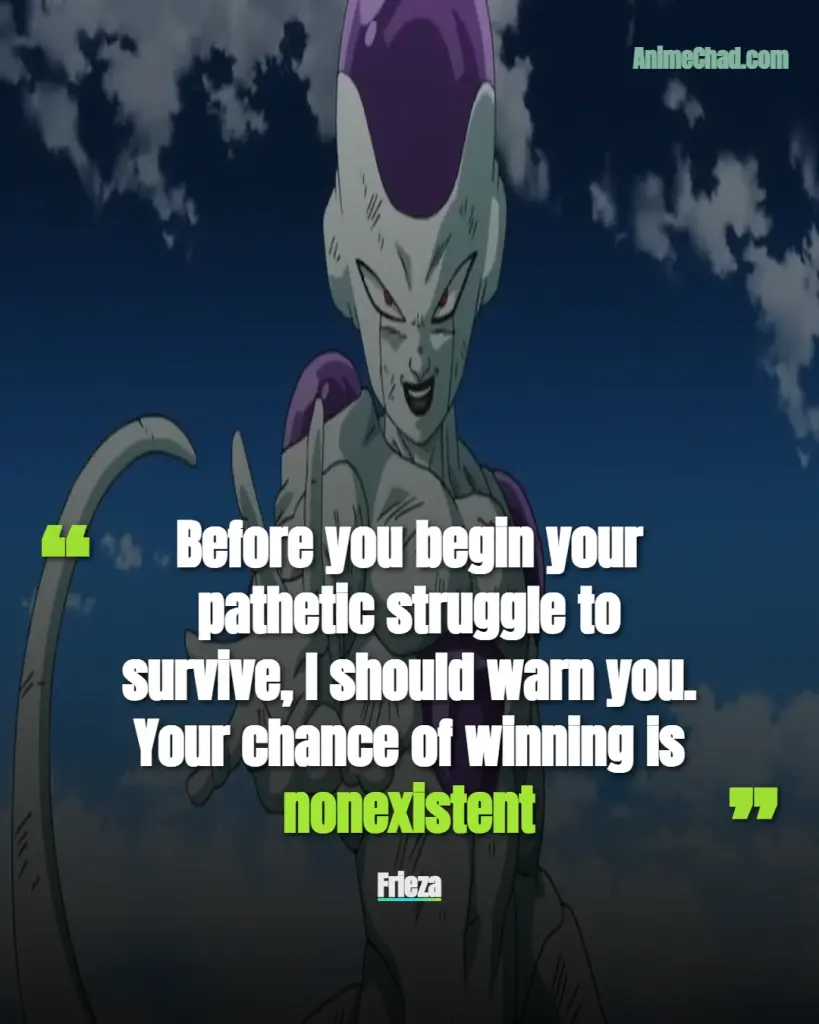 Frieza Quotes