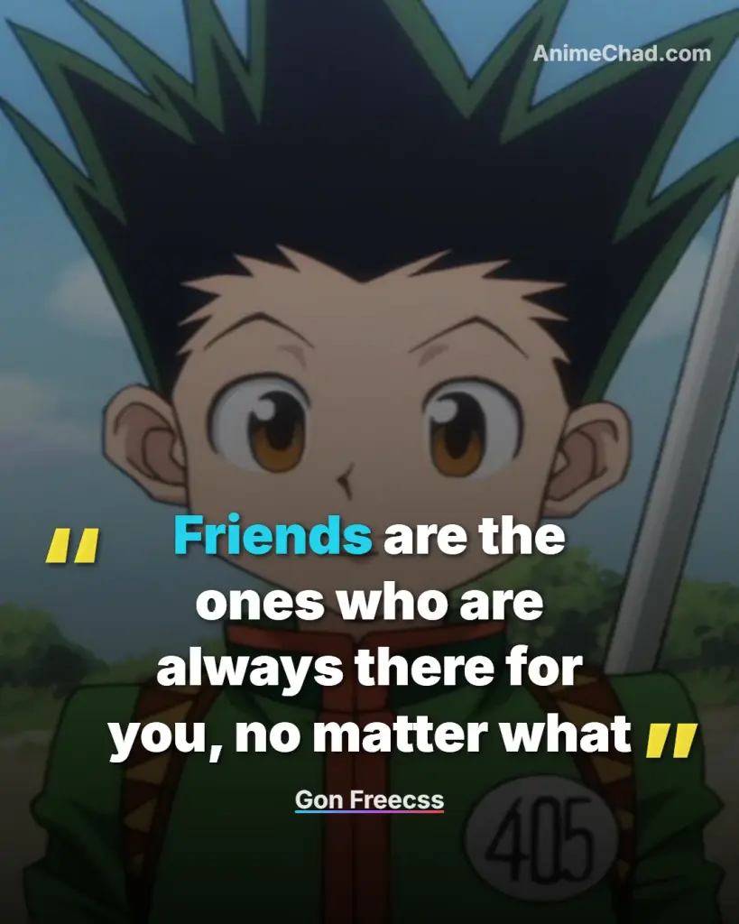 Gon Freecss Quotes