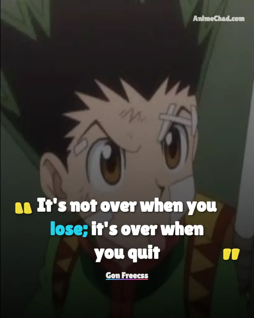 Gon Freecss Quotes