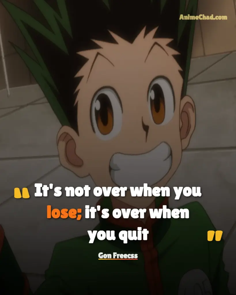 Gon Freecss Quotes
