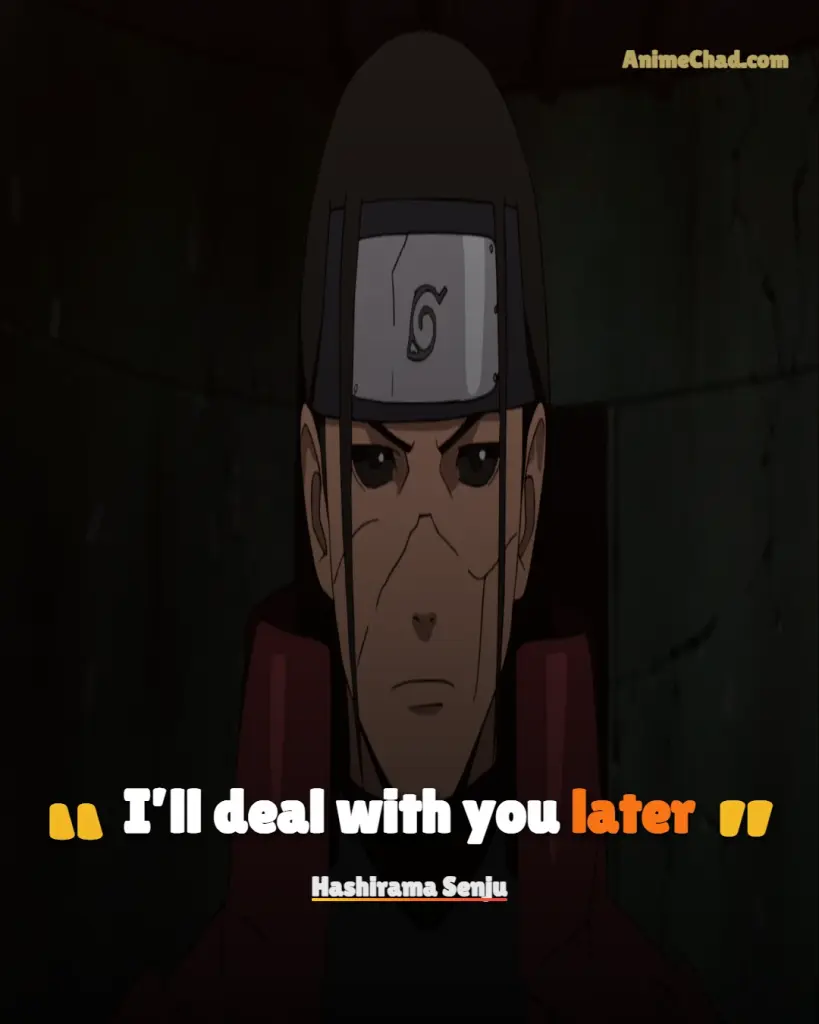 Hashirama Senju Quotes