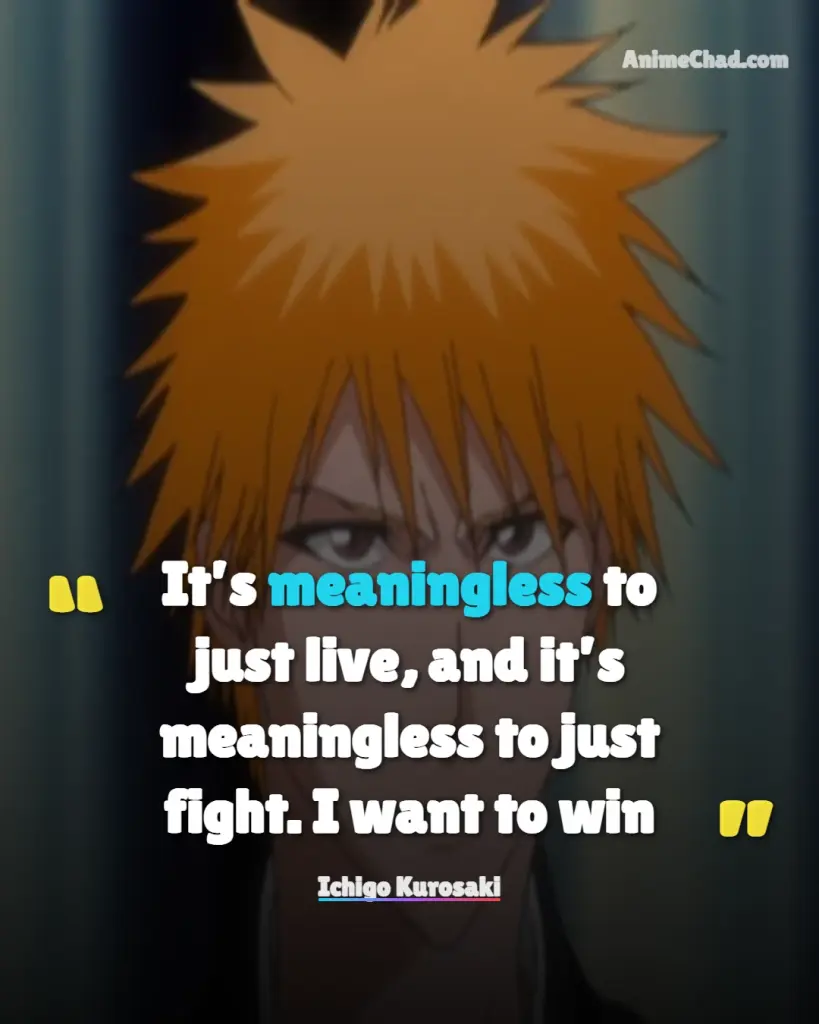 Ichigo Kurosaki Quotes