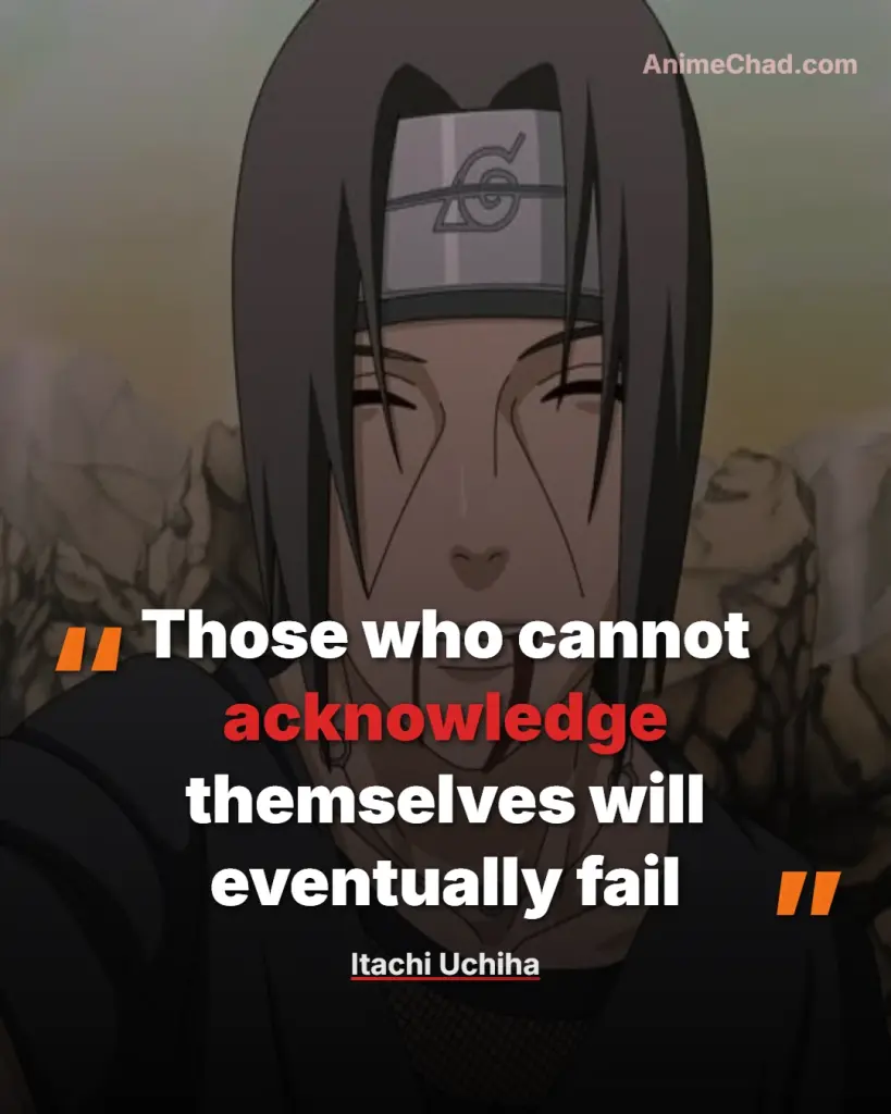 Itachi Uchiha Quotes