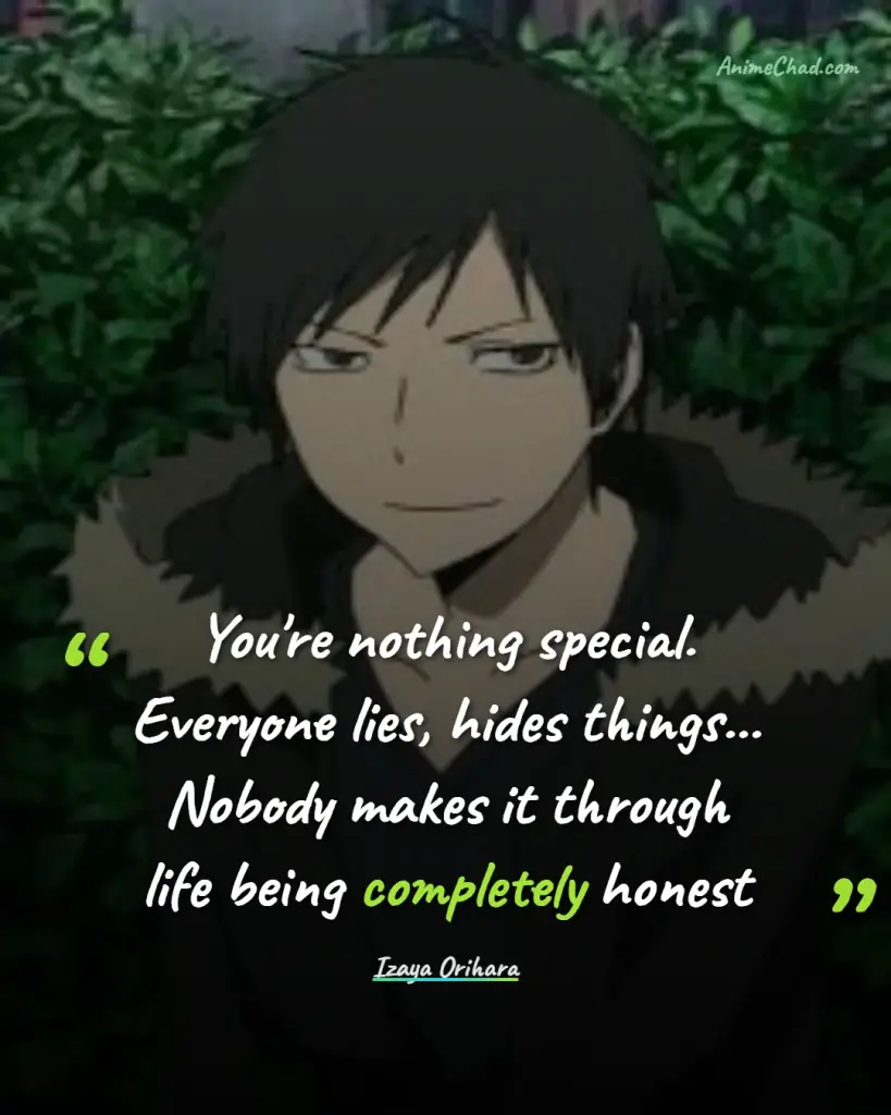 Izaya Orihara Quotes