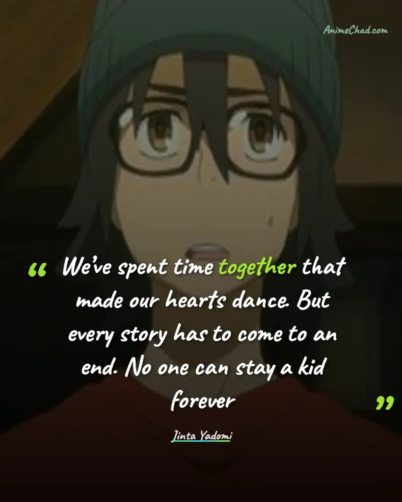 Jinta Yadomi Quotes