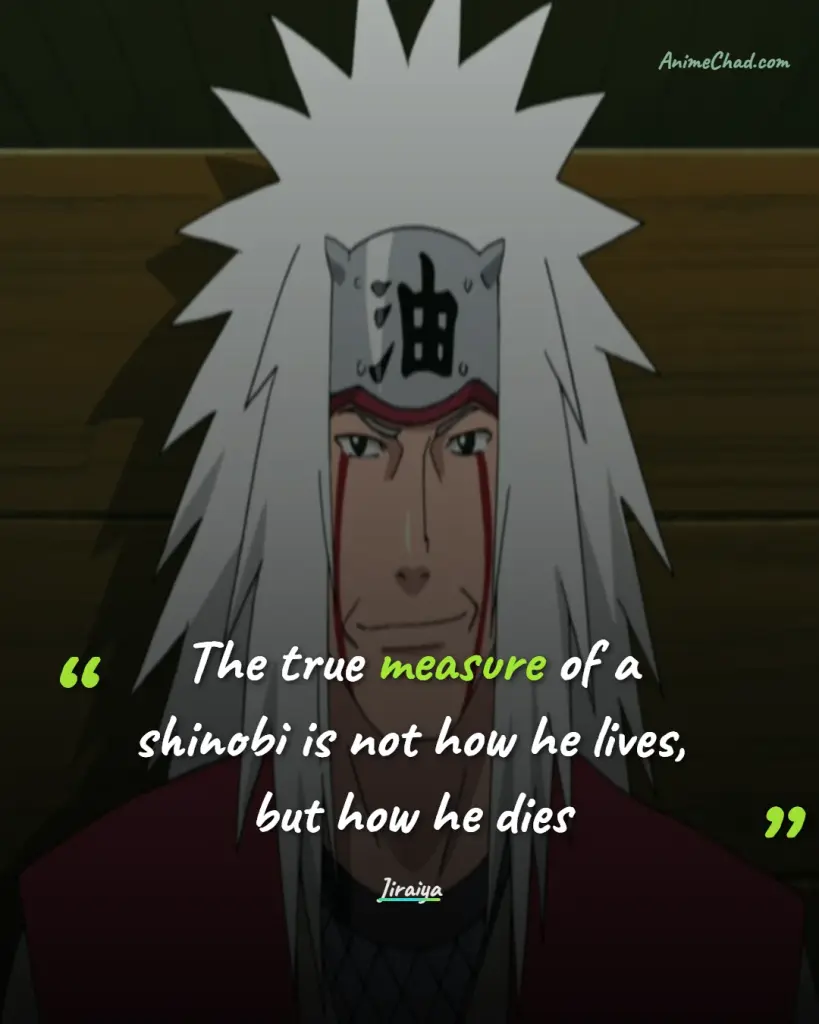 Jiraiya Quotes