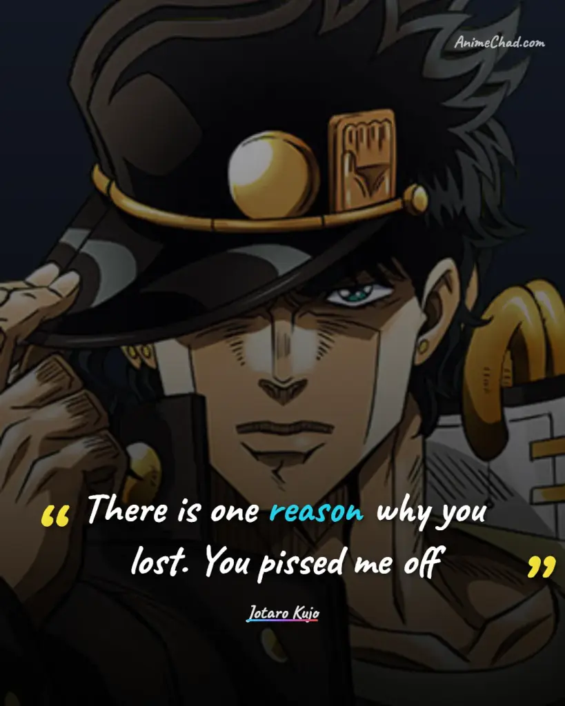 Jotaro Kujo Quotes
