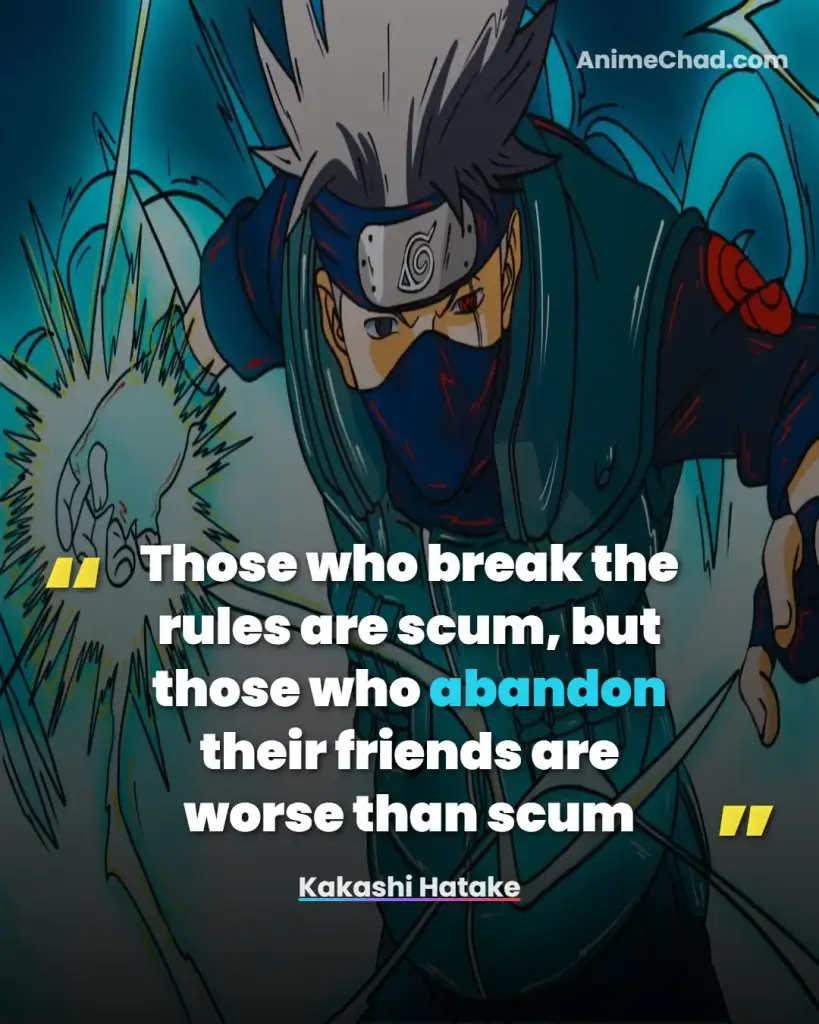 Kakashi Hatake Quotes