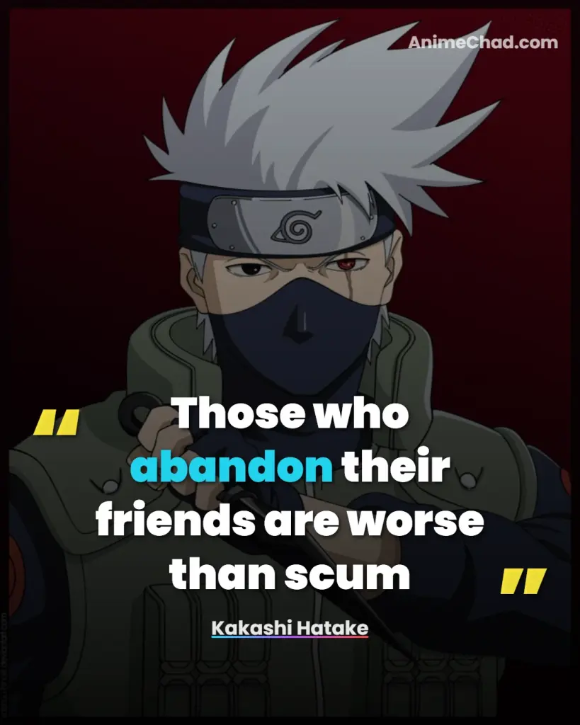 Kakashi Hatake Quotes
