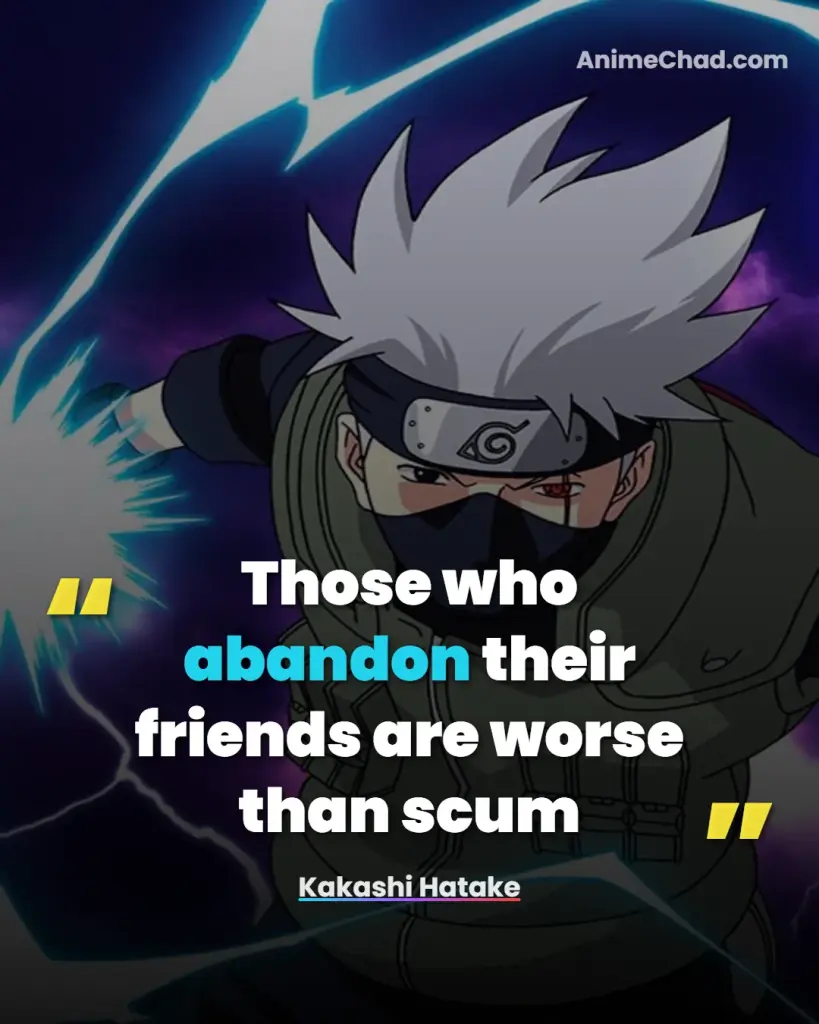 Kakashi Hatake Quotes